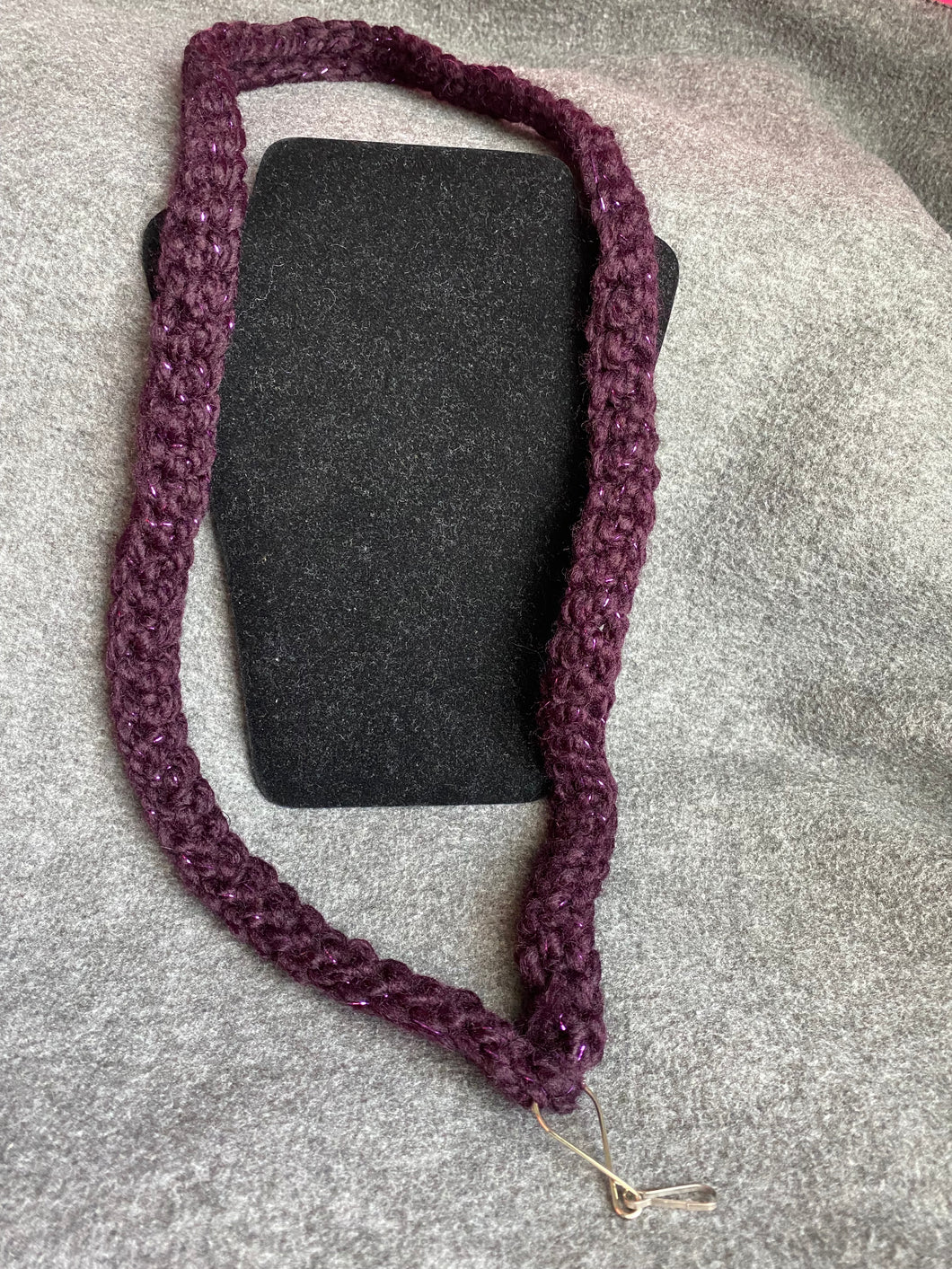 Purple Lanyard
