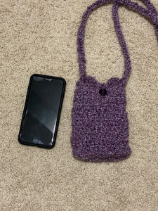 Purple Cell Phone Crossover Sling