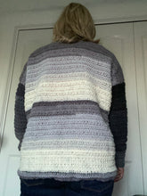 Load image into Gallery viewer, Multi-Colored Simple Long Sleeve Cardigan Sweater