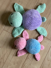 Load image into Gallery viewer, Stuffed Crochet Chenille Turtles