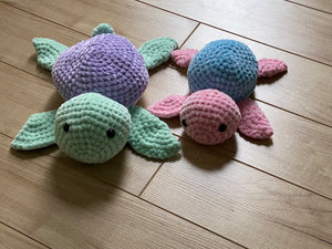 Stuffed Crochet Chenille Turtles