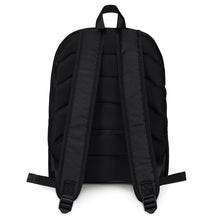 Load image into Gallery viewer, &quot;I Teach&quot; Blue on Black Backpack