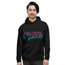Load image into Gallery viewer, &quot;Believe&quot; Black Unisex Hoodie