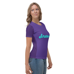 "Dream" Women's Purple T-shirt